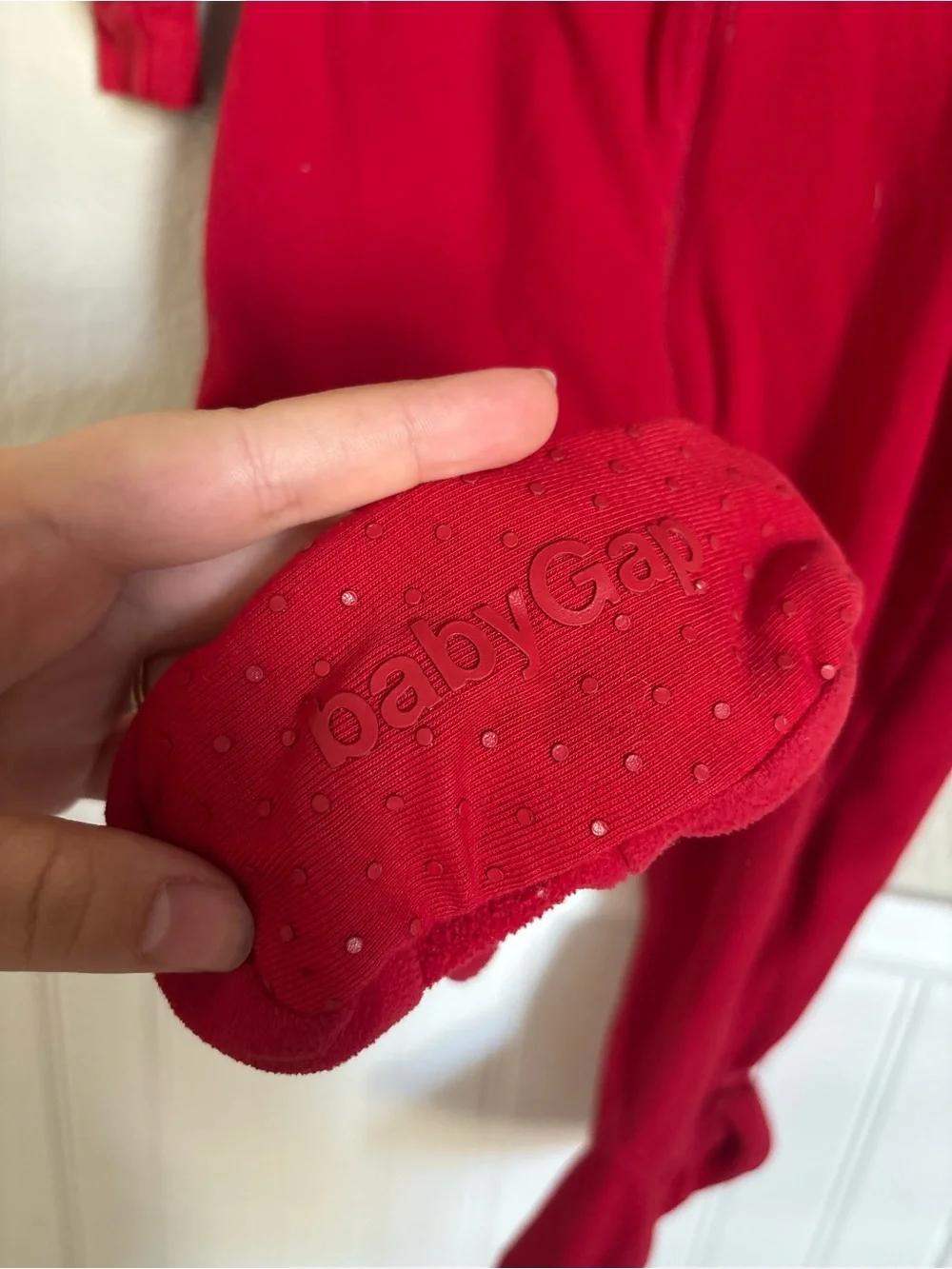 GAP Red Footed Baby One-Piece